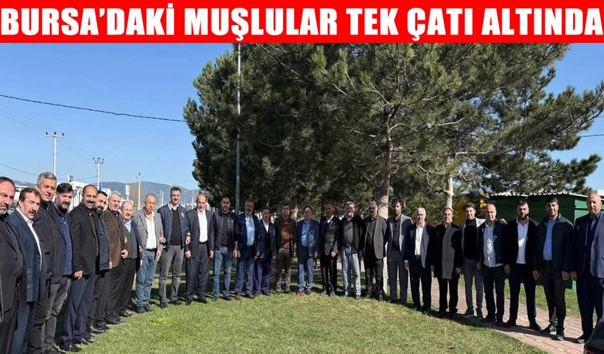 Bursa'daki Muş dernekleri ortak hedefler için bir araya geldi