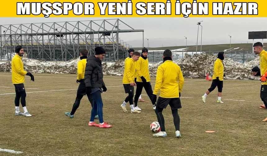 Muşspor, sahasında kritik Aksaray sınavına çıkıyor