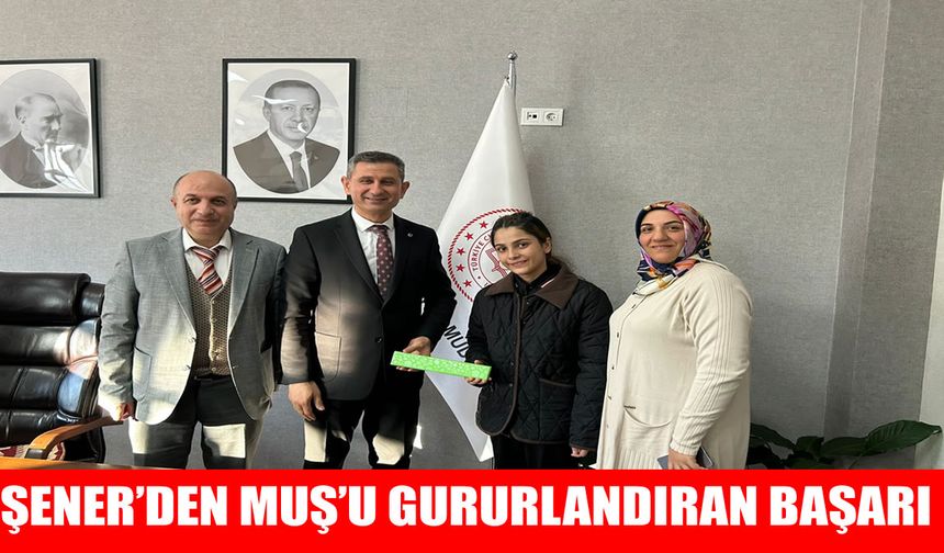 Muşlu Melike Şener, bilgi yarışmasında Türkiye ikincisi oldu