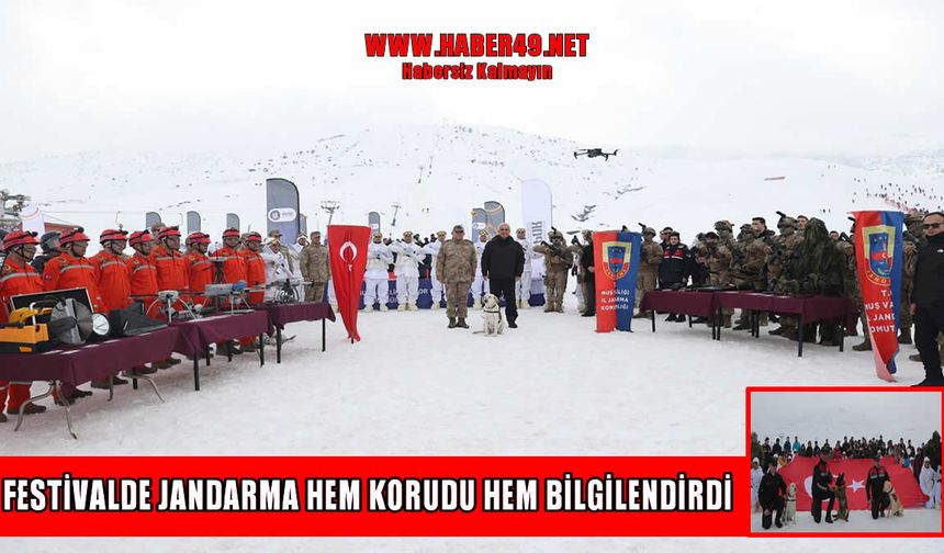 Muş Kar Festivali'nin güvenliği jandarmaya emanet