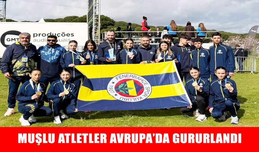 Muşlu atletler Avrupa Kros Şampiyonası’na damga vurdu