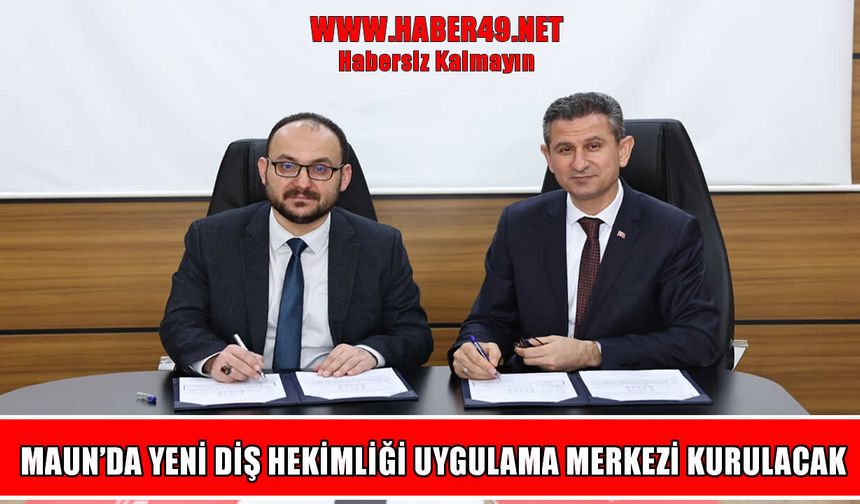 MAUN ve Muş İl Milli Eğitim Müdürlüğü'nden eğitim ve sağlıkta iş birliği