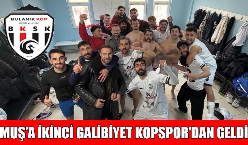 Bulanık Kopspor deplasmandan galibiyetle döndü: 2-1