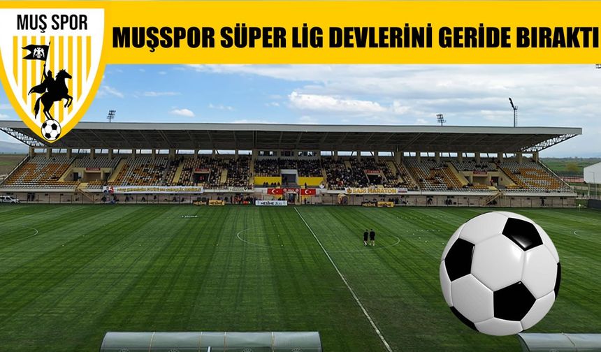 Muşspor, zirveye oynuyor