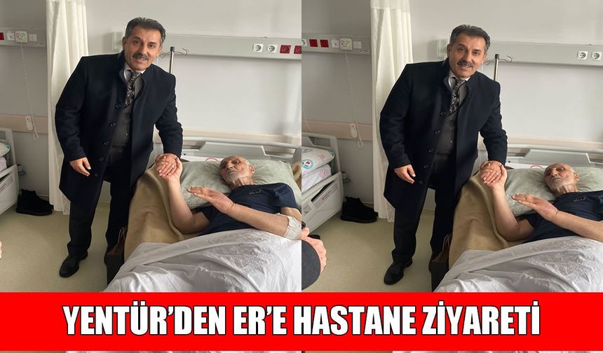 Muş İl Özel İdaresi Genel Sekreteri Yentür’den kanaat önderi Alican Er'e hastane ziyareti