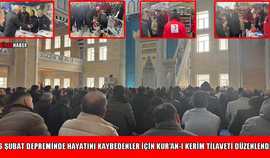 Muş'ta Asrın Felaketi’nin 3. yıldönümünde hayatını kaybedenler dualarla anıldı