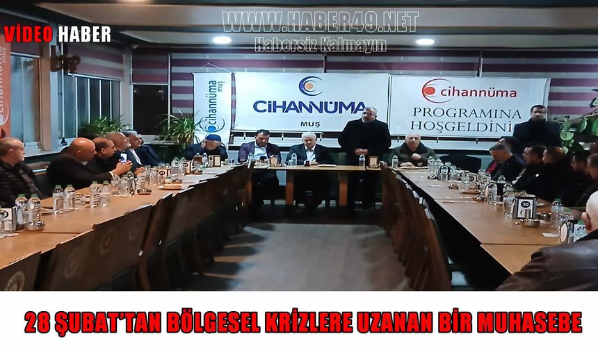 Muş’ta anlamlı sahur: 28 Şubat’tan bölgesel krizlere "hafıza ve direniş" vurgusu