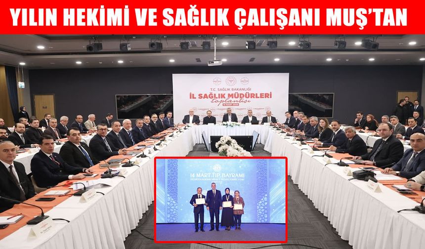 Cumhurbaşkanı Erdoğan’dan Muş’tan iki sağlık çalışanına ödül