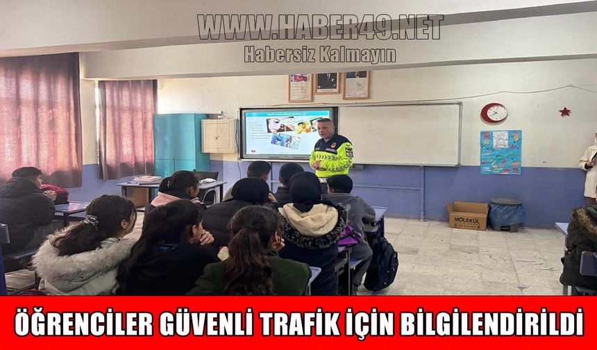 Muş’ta öğrencilere trafik bilinci aşılanıyor