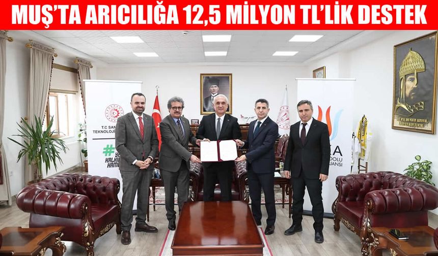 Muş’ta ‘Baldan Altın Kanatlar’ protokolü imzalandı