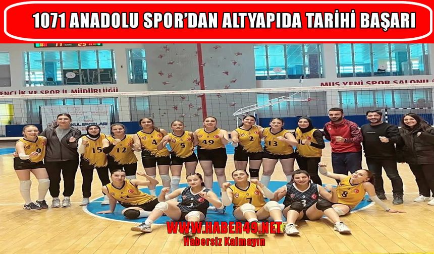 Şampiyon 1071 Anadolu Spor Kulübü, bölge müsabakalarına hazır