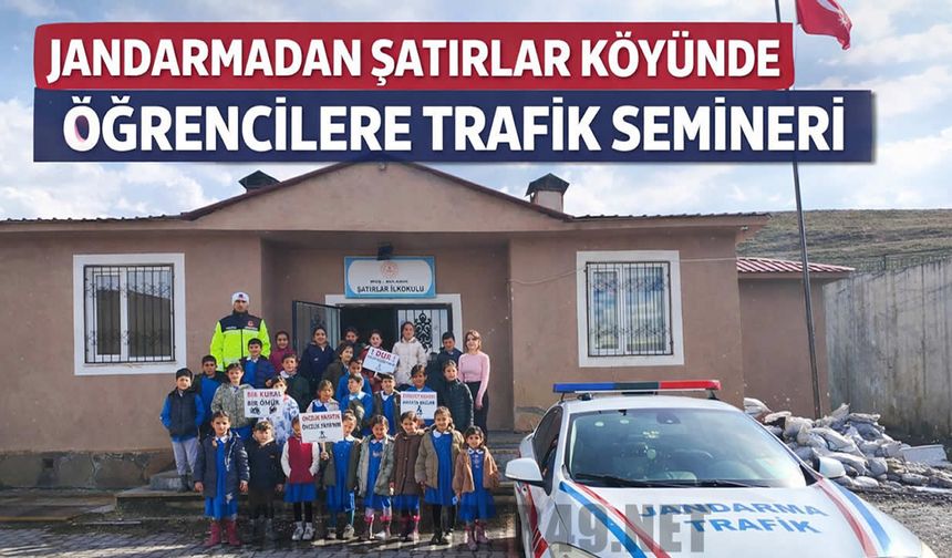 Jandarmadan Bulanık’ta öğrencilere trafik semineri