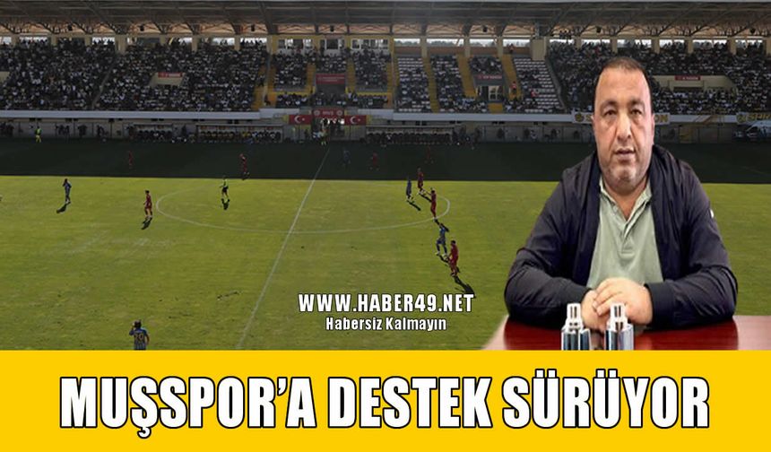 Öz Polat İnşaat’tan Muşspor’a Kritik Maç Öncesi Dev Destek