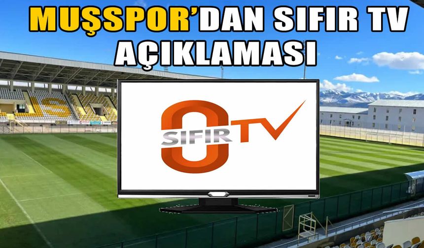 Muşspor’dan canlı yayın kriziyle ilgili açıklama: Eşit yaklaşım bekliyoruz