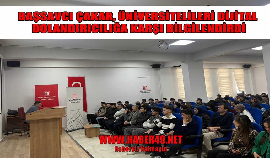 Varto’da üniversitelilere "IBAN kiralama" uyarısı: Başsavcı çakar hukuki riskleri anlattı