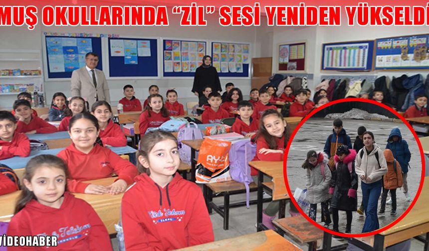 Muş'ta eğitim-öğretim heyecanı yeniden başladı