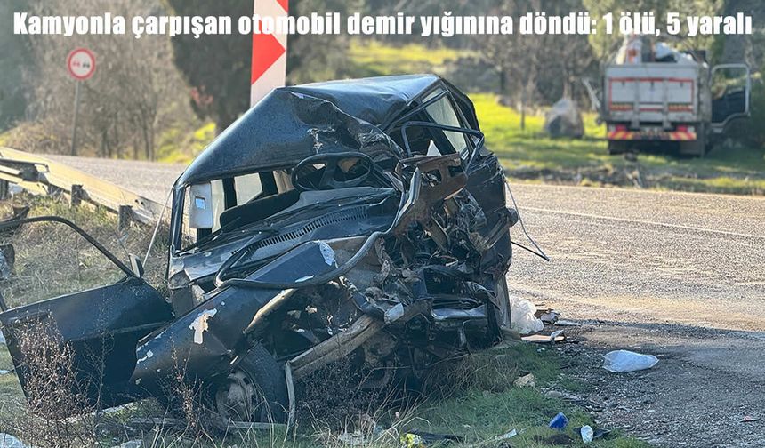 Karabük'te kamyon ile otomobil çarpıştı: 1 ölü, 2’si ağır 5 yaralı