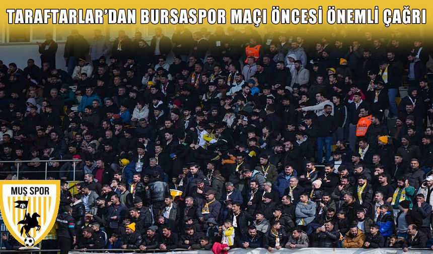 Muşspor taraftar grubundan provokasyon uyarısı!