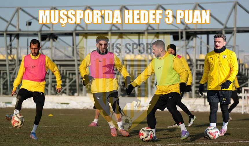 Muşspor’da Kahramanmaraşspor mesaisi başladı
