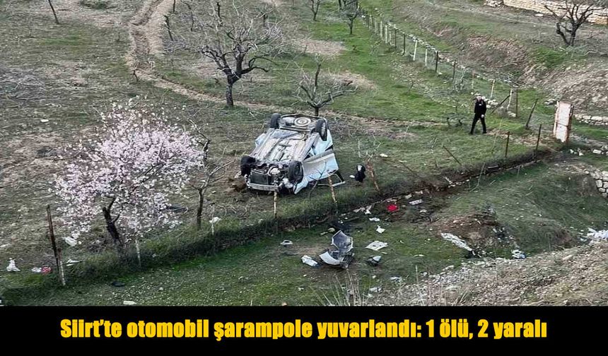 Kontrolden çıkan otomobil can aldı: 1 ölü, 2 yaralı