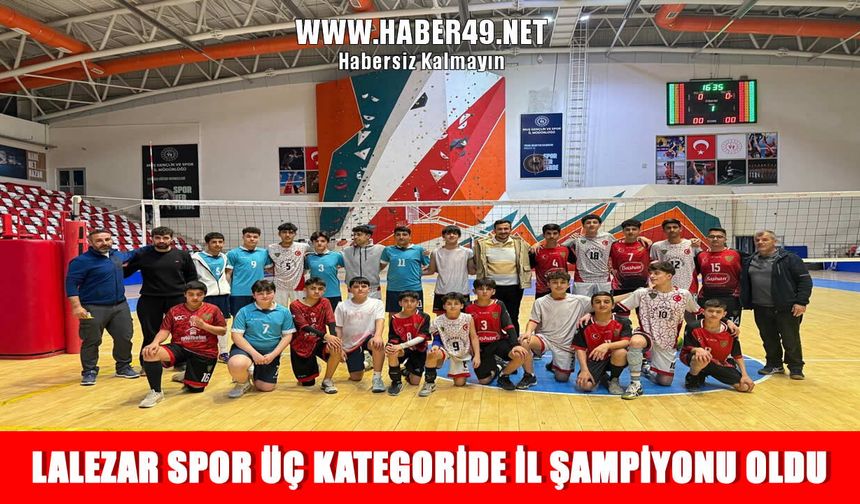Muş Lalezar Spor Bölge Şampiyonası yolunda