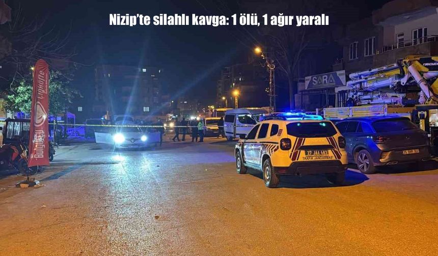 Gaziantep’te alacak verecek kavgası kanlı bitti: 1 ölü, 1 ağır yaralı
