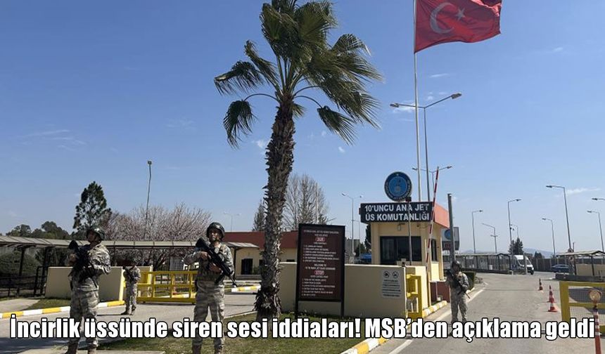 Sosyal medyadaki siren iddiaları gündem oldu: MSB’den “yanlış alarm” açıklaması