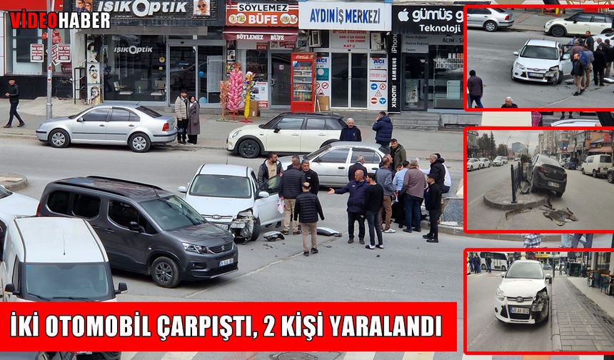 Muş’ta iki otomobil çarpıştı: 2 yaralı