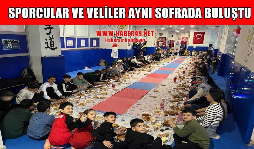 Muş’ta karate camiası 4. geleneksel iftar sofrasında buluştu