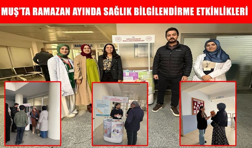 Muş’ta Ramazan'da sağlık seferberliği