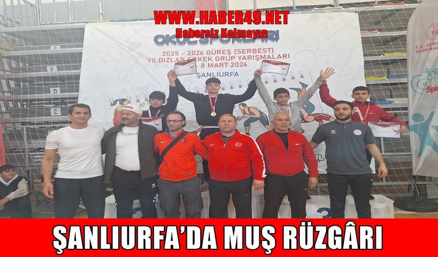 Muşlu sporcular Güreş Grup Şampiyonası’na damga vurdu
