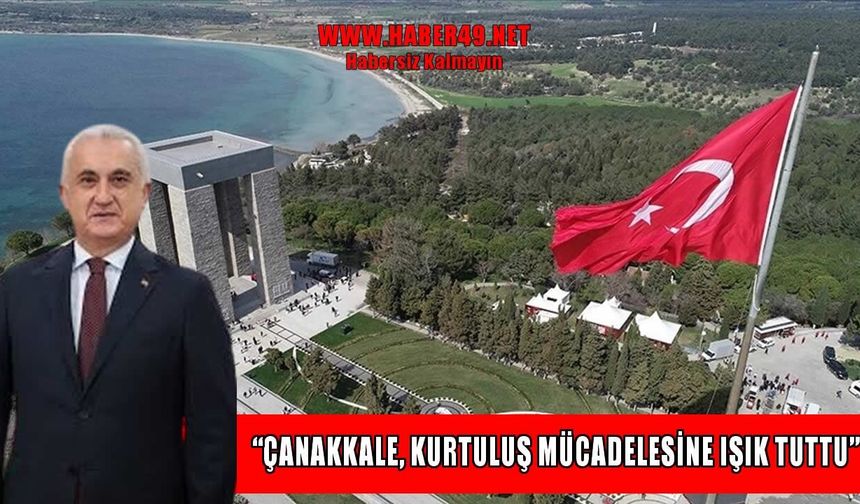 Muş Valisi Çakır’dan 18 Mart mesajı: Çanakkale bir milletin diriliş destanıdır
