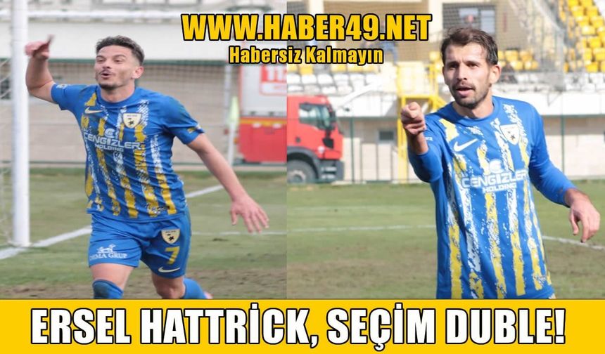 Muşspor’da hücum hattı durdurulamadı: Ersel ve Seçim’den 5 gollük şov