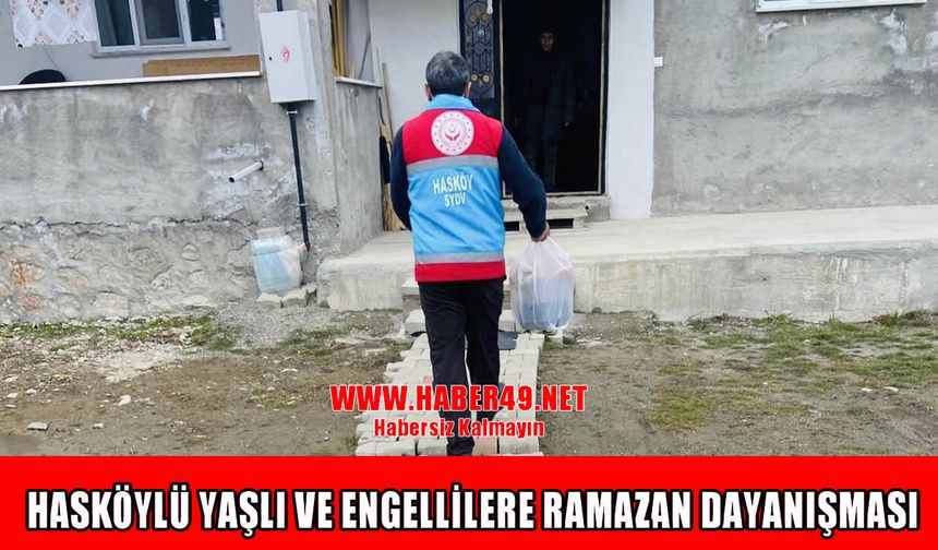 Hasköy’de ramazan bereketi: Yaşlı ve engellilere her gün sıcak yemek