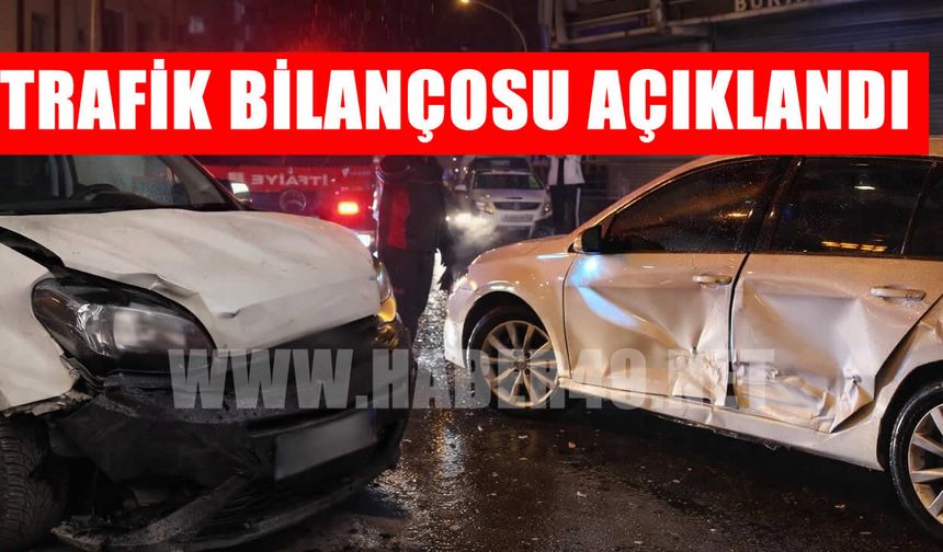Muş’un mart ayının trafik bilançosu açıklandı