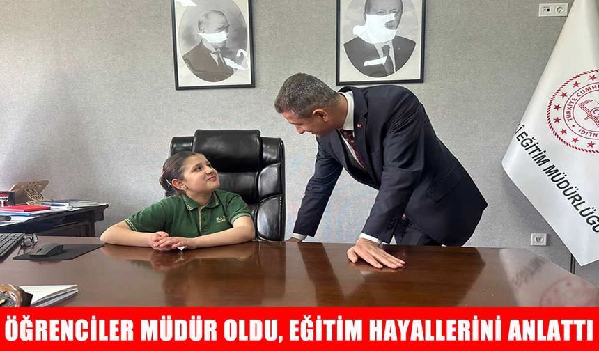 Muş’ta öğrencilerden İl Milli Eğitim Müdürü Altay’a anlamlı ziyaret