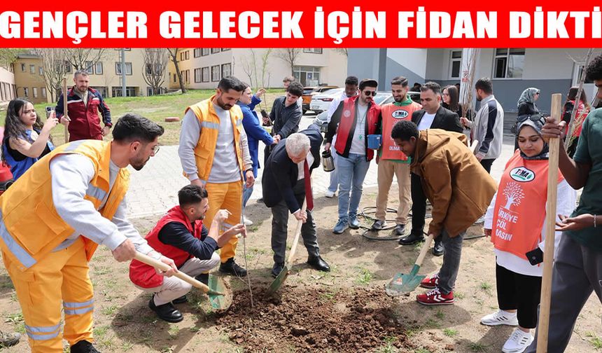 Muş’ta fidanlar toprakla buluştu: Gençlerden geleceğe nefes