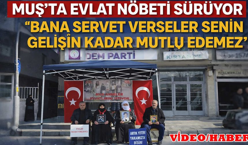 Muşlu annelerden evlat nöbetinde 11 yıllık haykırış: "Teslim ol, Eve dön"