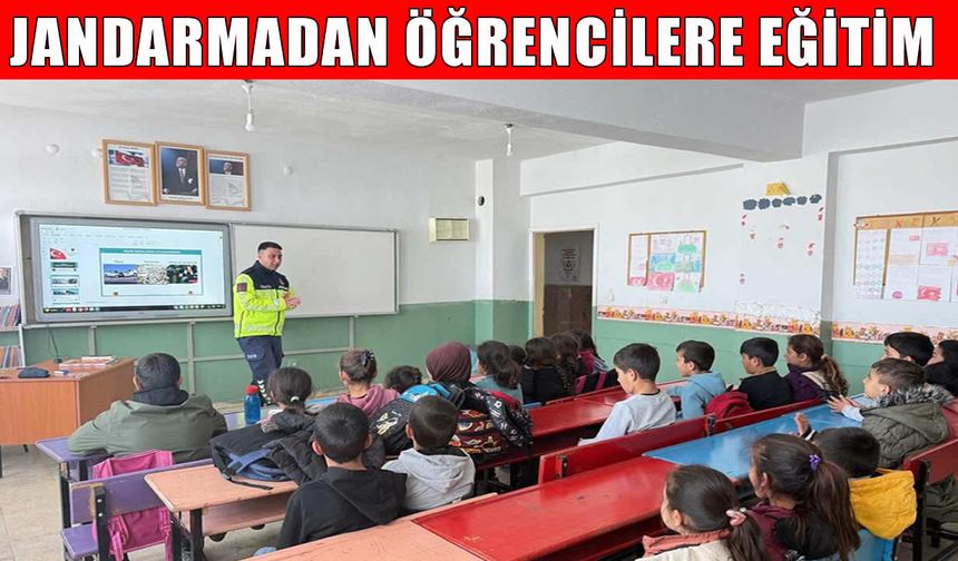 Malazgirt’te öğrenciler trafik kurallarını öğrendi