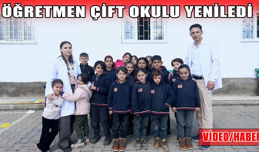 Muş'ta bir köy okulu değil, adeta bir "Eğitim Vahası" inşa ettiler