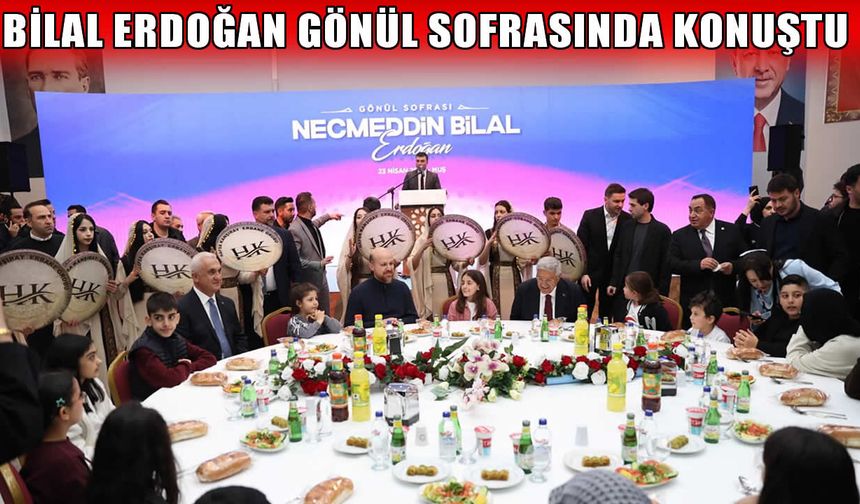 Bilal Erdoğan Muş’ta “Gönül Sofrası” programına katıldı
