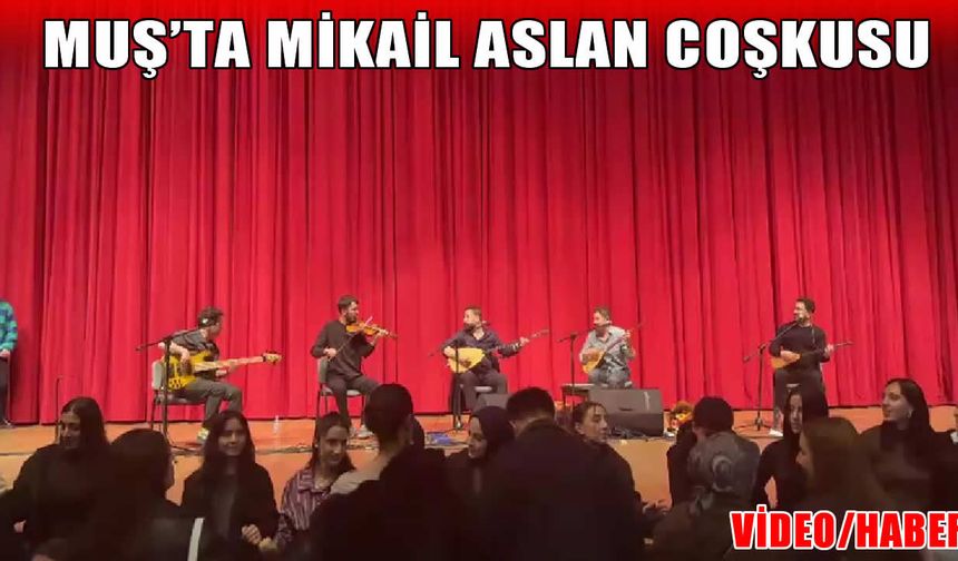 Muş’ta Mikail Aslan konserine yoğun ilgi