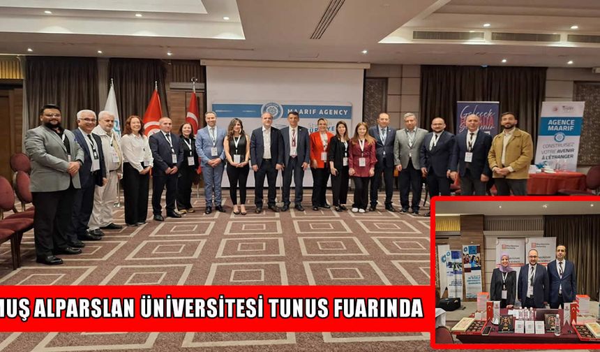 MAUN Rektörü Prof. Dr. Alican, Tunus’ta ‘Uluslararası Üniversiteler Fuarı’na katıldı