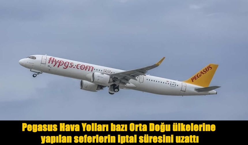 Pegasus, Orta Doğu Seferlerinin İptal Süresini Uzattı