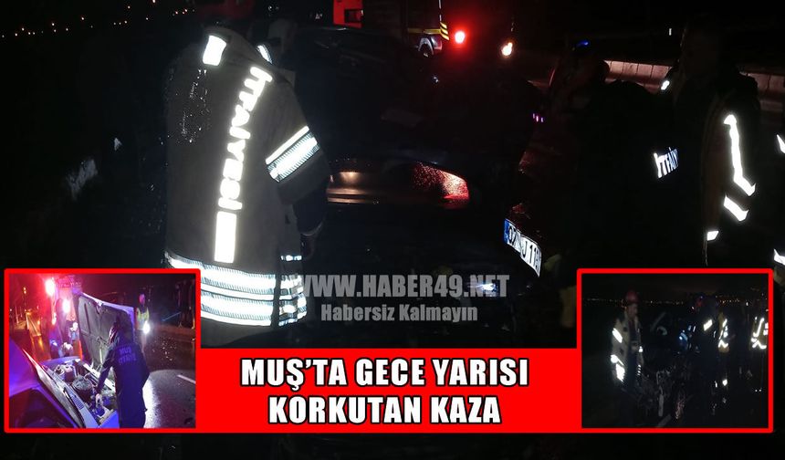 Muş’ta trafik kazası: Yaralılar var