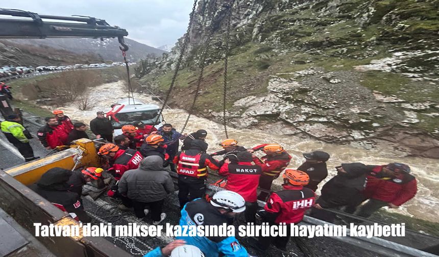 Vinçle Çıkarılan Mikserde Sürücünün Cansız Bedeni Bulundu