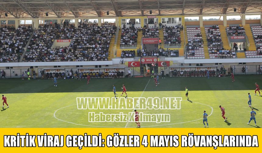 Play-Off’ta kritik viraj: Muşspor ve Mardin avantajı kaptı