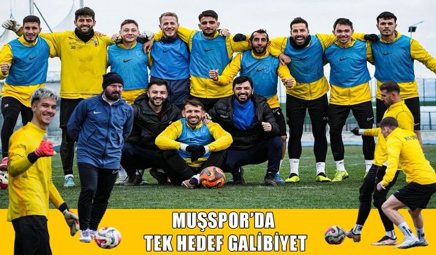Muşspor, Gebzespor maçına kenetlendi