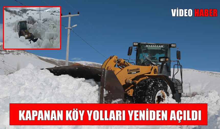 Muş’ta kapalı tüm köy yolları yeniden ulaşıma açıldı