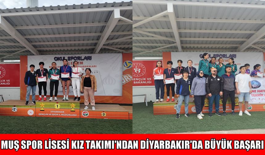 Muşlu Atletler Diyarbakır'dan "Eskişehir Bileti" ile döndü